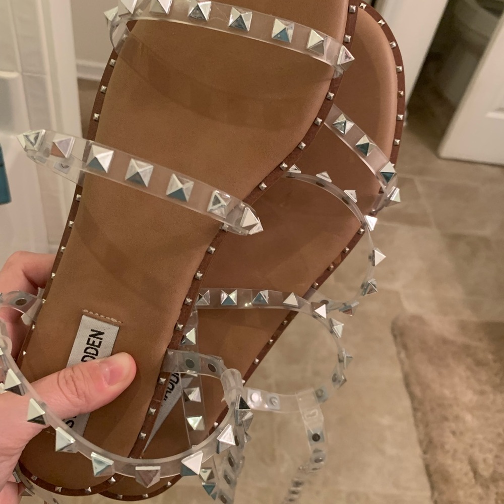 Steve Madden Travel Flat Sandals Size 10